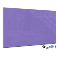 Magnetic Dry-Erase Glass Board Large or Small lavender