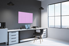 Magnetic Dry-Erase Glass Board Large or Small lilac