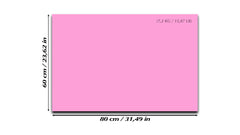 Pizarra magnética de cristal templado – Pizarra magnética borrado en seco :rosa claro