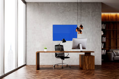 Magnetic Dry-Erase Glass Board Large or Small egyptian blue
