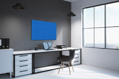 Magnetic Dry-Erase Glass Board Large or Small dark azure