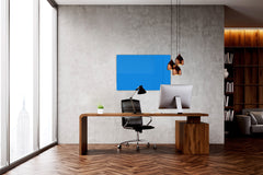 Magnetic Dry-Erase Glass Board Large or Small sky blue