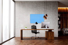 Magnetic Dry-Erase Glass Board Large or Small pastel blue