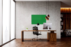 Magnetic Dry-Erase Glass Board Large or Small moss green