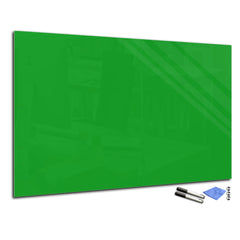 Magnetic Dry-Erase Glass Board Large or Small bright green