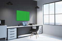 Magnetic Dry-Erase Glass Board Large or Small bright green