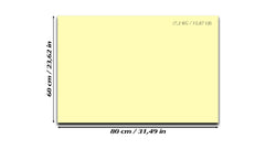 Magnetic Dry-Erase Glass Board Large or Small creamy