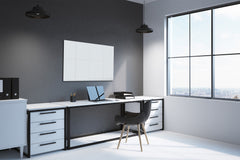 Magnetic Dry-Erase Glass Board Large or Small light gray