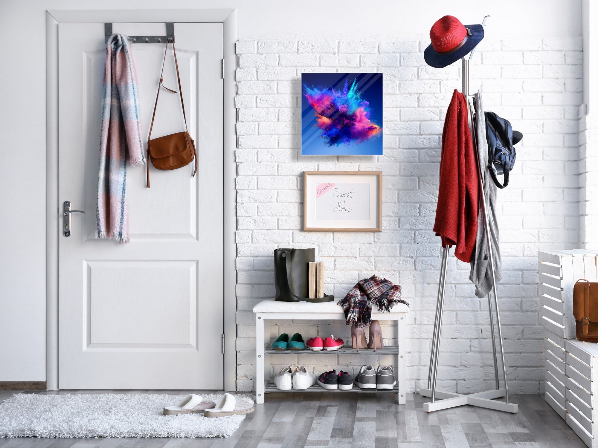 Moderno Armario para Llaves K01 Líneas concéntricas