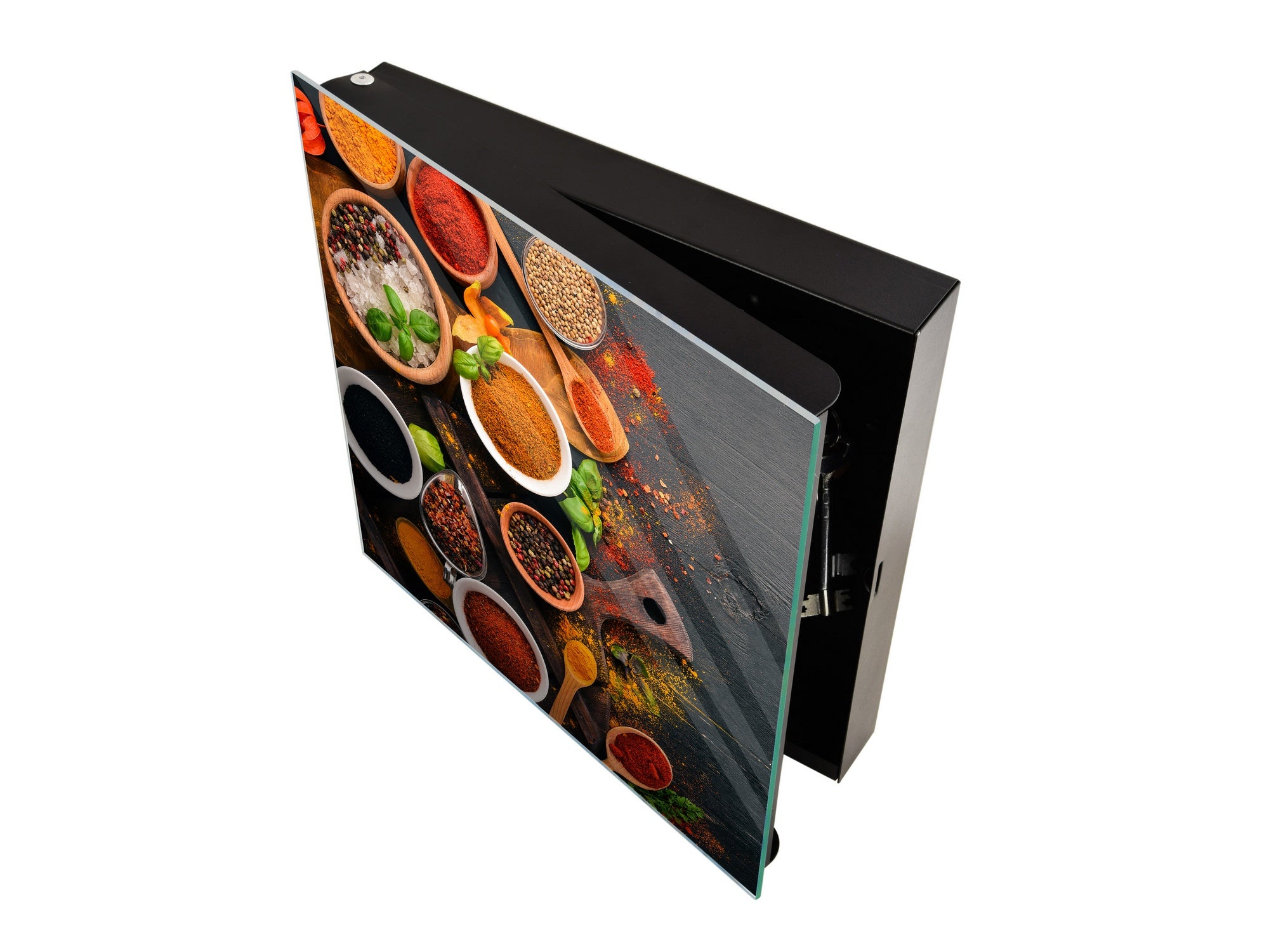 Key Cabinet together with Magnetic Glass Markerboard KN18 Herbs and spices Series : Colourful spices
