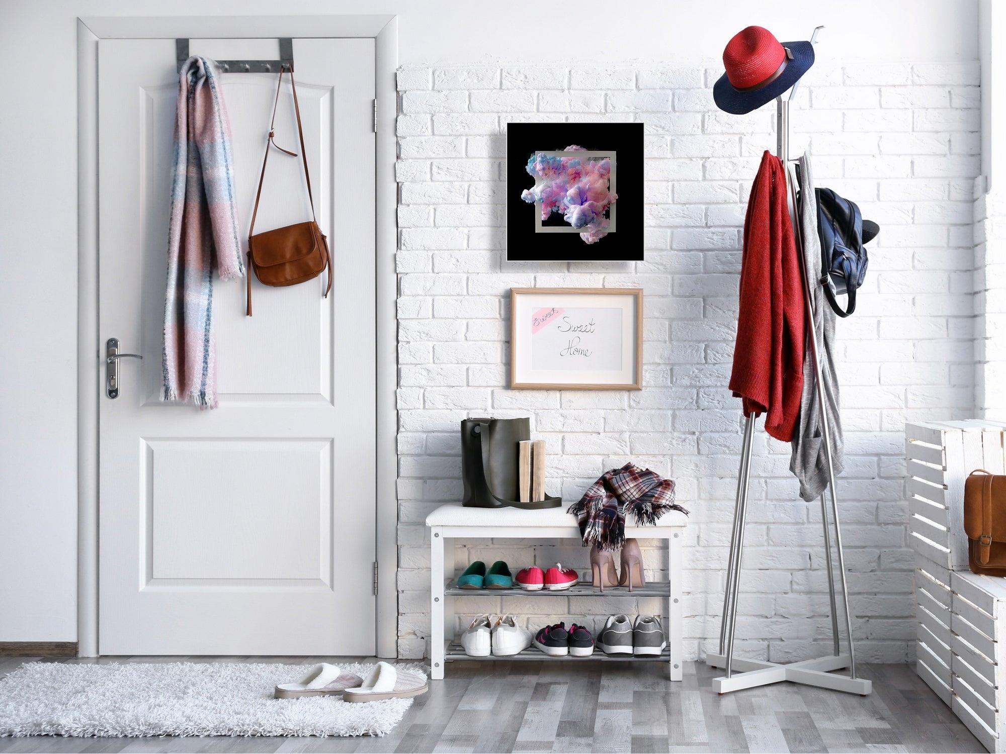 Moderno Armario para Llaves K01 Líneas concéntricas