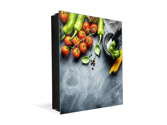 Key Cabinet together with Magnetic Glass Markerboard KN18 Herbs and spices Series : Italia cuisine