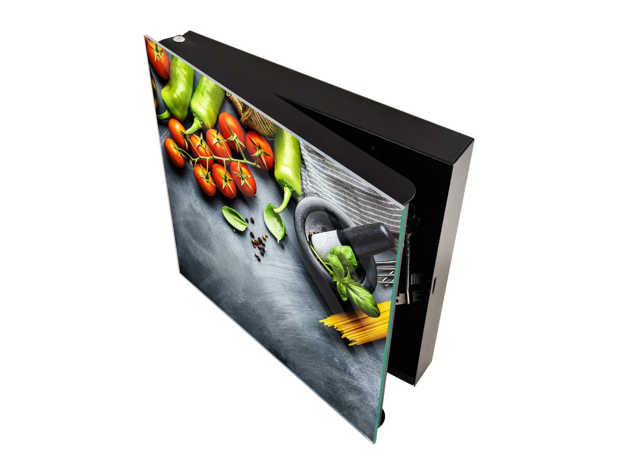 Key Cabinet together with Magnetic Glass Markerboard KN18 Herbs and spices Series : Italia cuisine