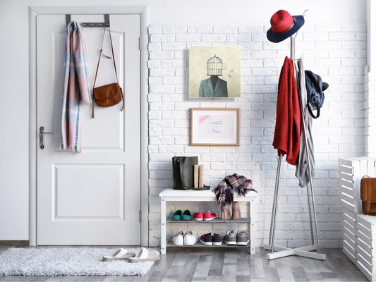 Decorative Key Box with Magnetic Glass Whiteboard – Stylish Home Organizer –Multi-Functional Key Cabinet with Glass Markerboard – Wall Organizer for Home & Office - KN23 Abstract Concepts Series 2 : An Illusion of Freedom