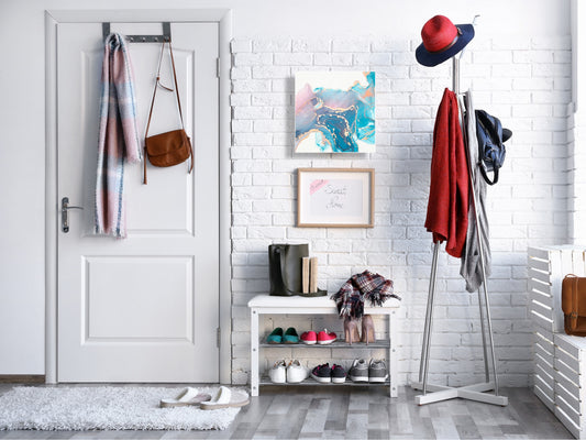 Wall Mount Key Box together with Decorative Dry Erase Board KN15 Art Series : Liquid colours 2