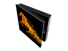 Decorative Key Organizer with Magnetic Surface Dry-Erase Board KN17 Animals Series : Wild horse