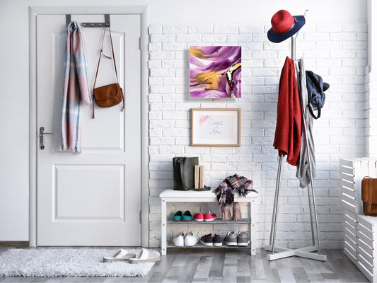 Wall Mount Key Box together with Decorative Dry Erase Board KN15 Art Series : Liquid colours 4