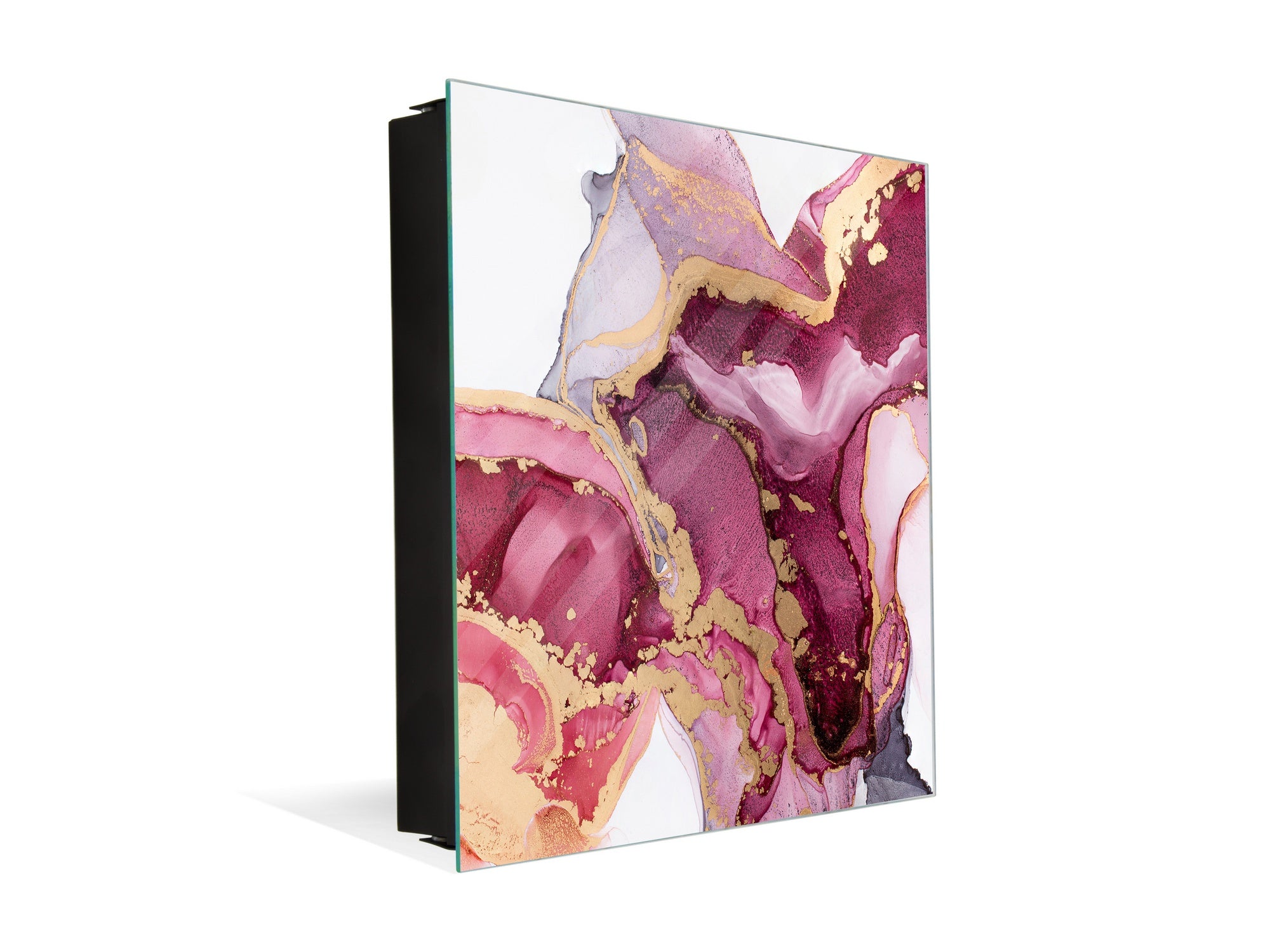 Wall Mount Key Box together with Decorative Dry Erase Board KN15 Art Series : Liquid colours 5