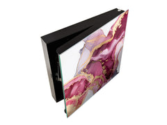 Wall Mount Key Box together with Decorative Dry Erase Board KN15 Art Series : Liquid colours 5