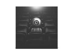 Decorative Key Box with Magnetic Glass Memo Board - Tempered Glass Wall Art - KN21 Abstract Concepts Series 1 : Surreal Eye in the Audience