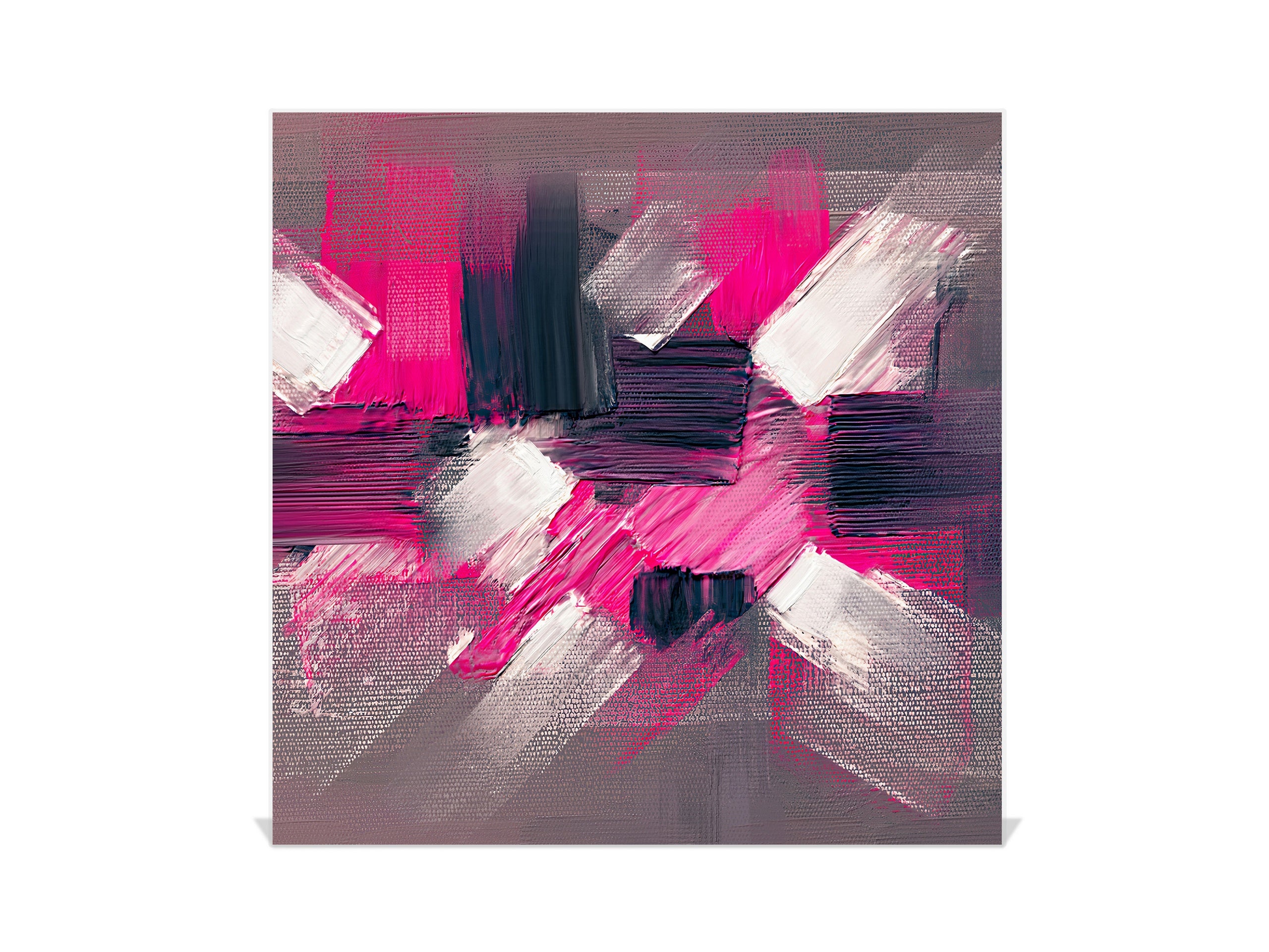 Decorative Key Box with Magnetic Glass Whiteboard – Stylish Home Organizer –Multi-Functional Key Cabinet with Glass Markerboard – Wall Organizer for Home & Office - KN23 Abstract Concepts Series 2 : Modern Disarray