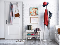 Armadietto moderno per chiavi con motivo a scelta K01 Linee concentriche