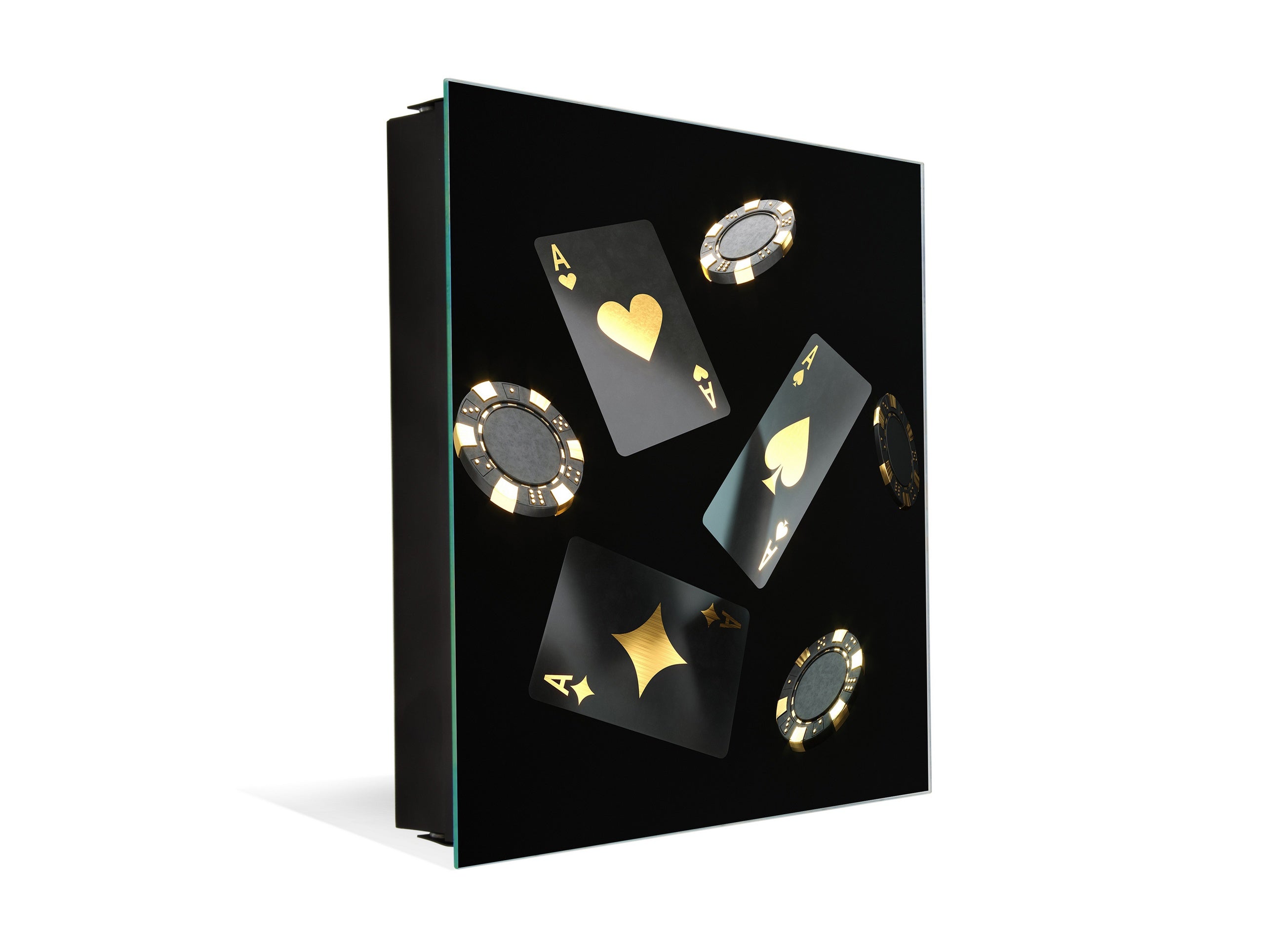 Armadietto moderno per chiavi con motivo a scelta K01 Linee concentriche