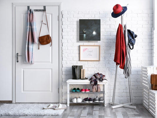 Decorative Key Box with Magnetic Glass Whiteboard – Stylish Home Organizer –Multi-Functional Key Cabinet with Glass Markerboard – Wall Organizer for Home & Office - KN23 Abstract Concepts Series 2 : Fishing new ideas