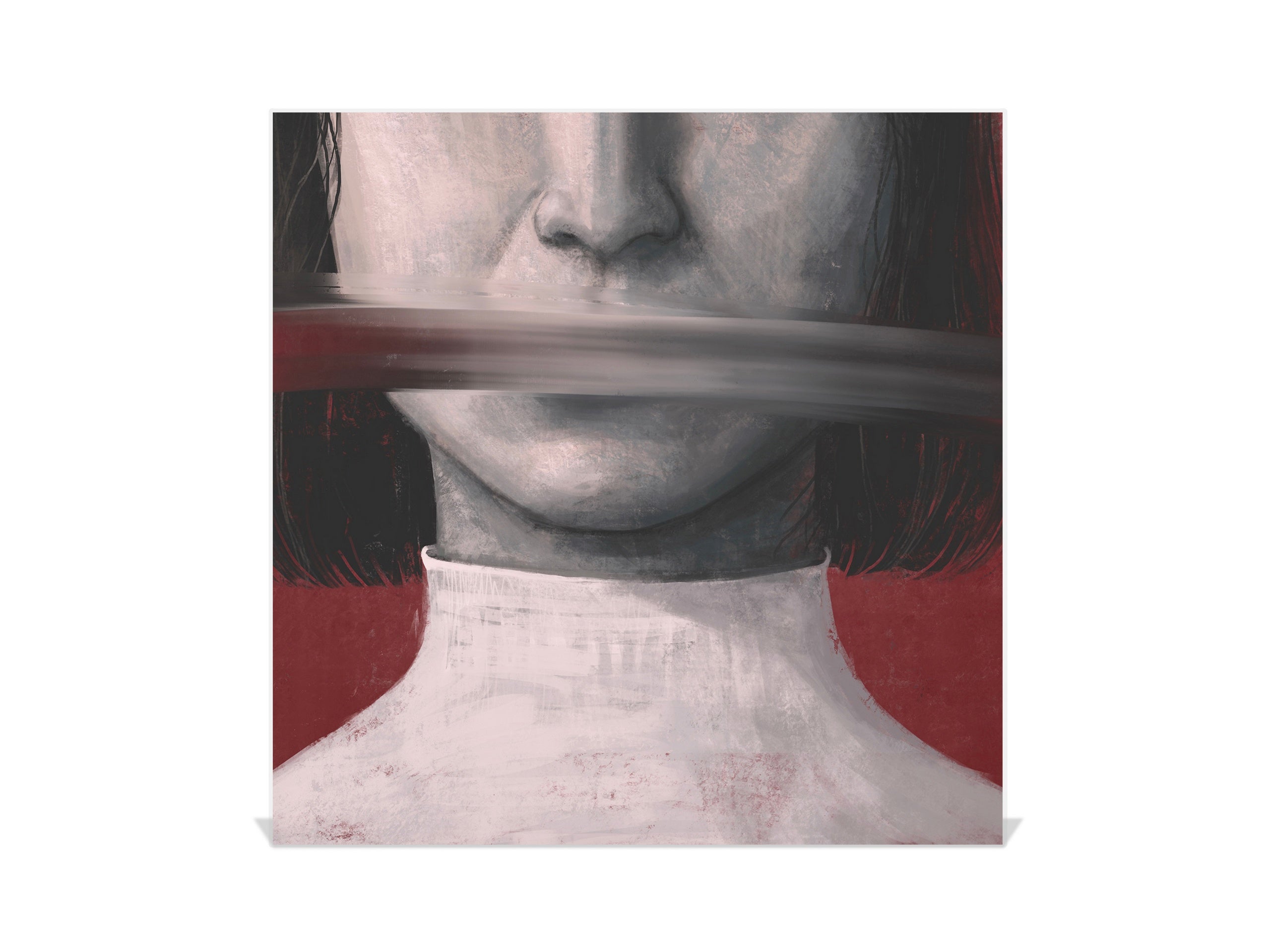 Decorative Key Box with Magnetic Glass Memo Board - Tempered Glass Wall Art - KN21 Abstract Concepts Series 1 : Conceptual Expression