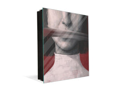 Decorative Key Box with Magnetic Glass Memo Board - Tempered Glass Wall Art - KN21 Abstract Concepts Series 1 : Conceptual Expression