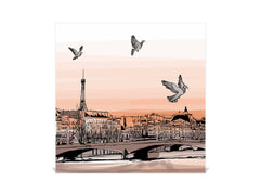 Petite armoire pour clés avec motif au choix K01 Lignes concentriques