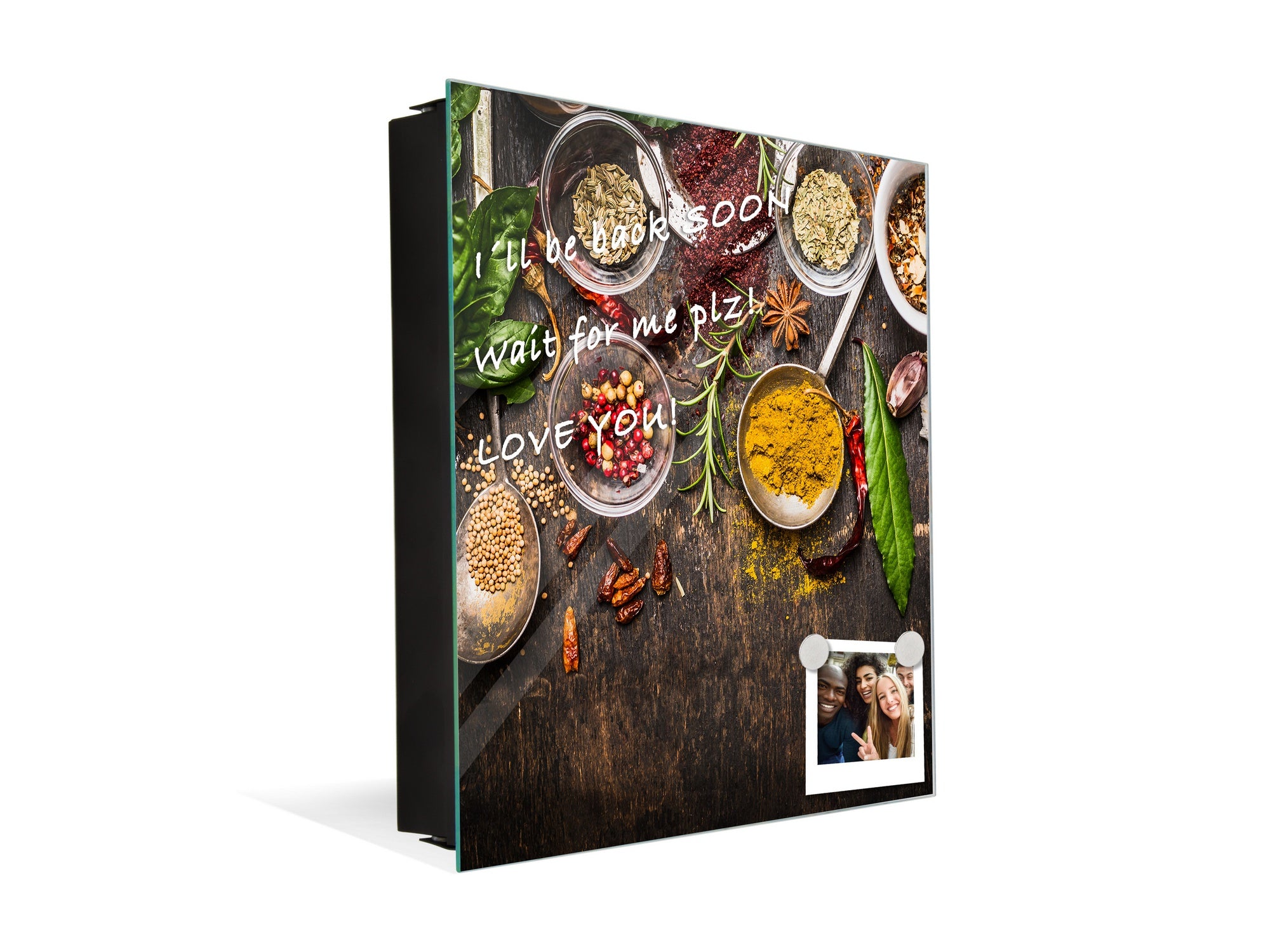 Key Cabinet together with Magnetic Glass Markerboard KN18 Herbs and spices Series : Rustical spices