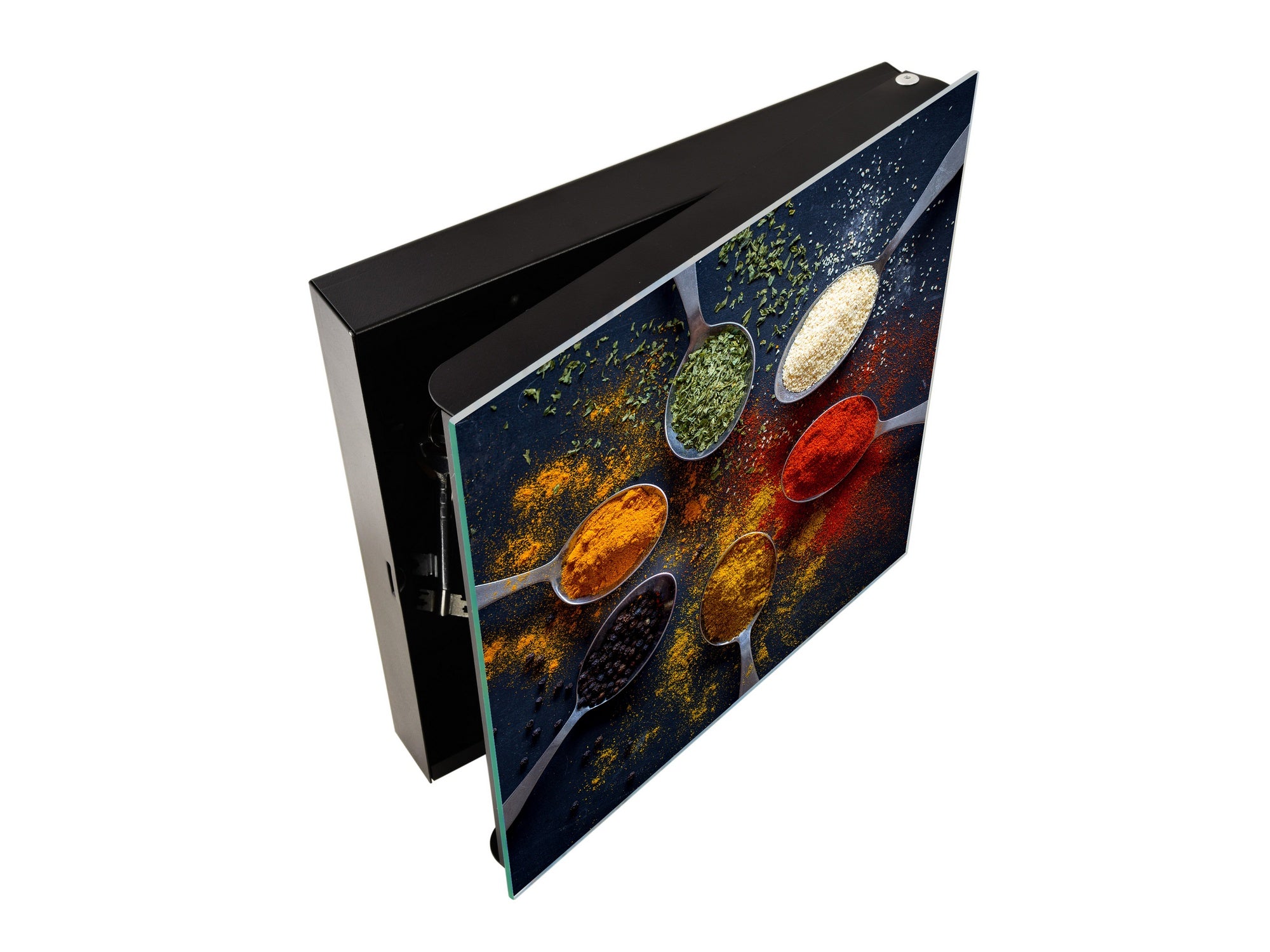 Key Cabinet together with Magnetic Glass Markerboard KN18 Herbs and spices Series : Spoonful of spices