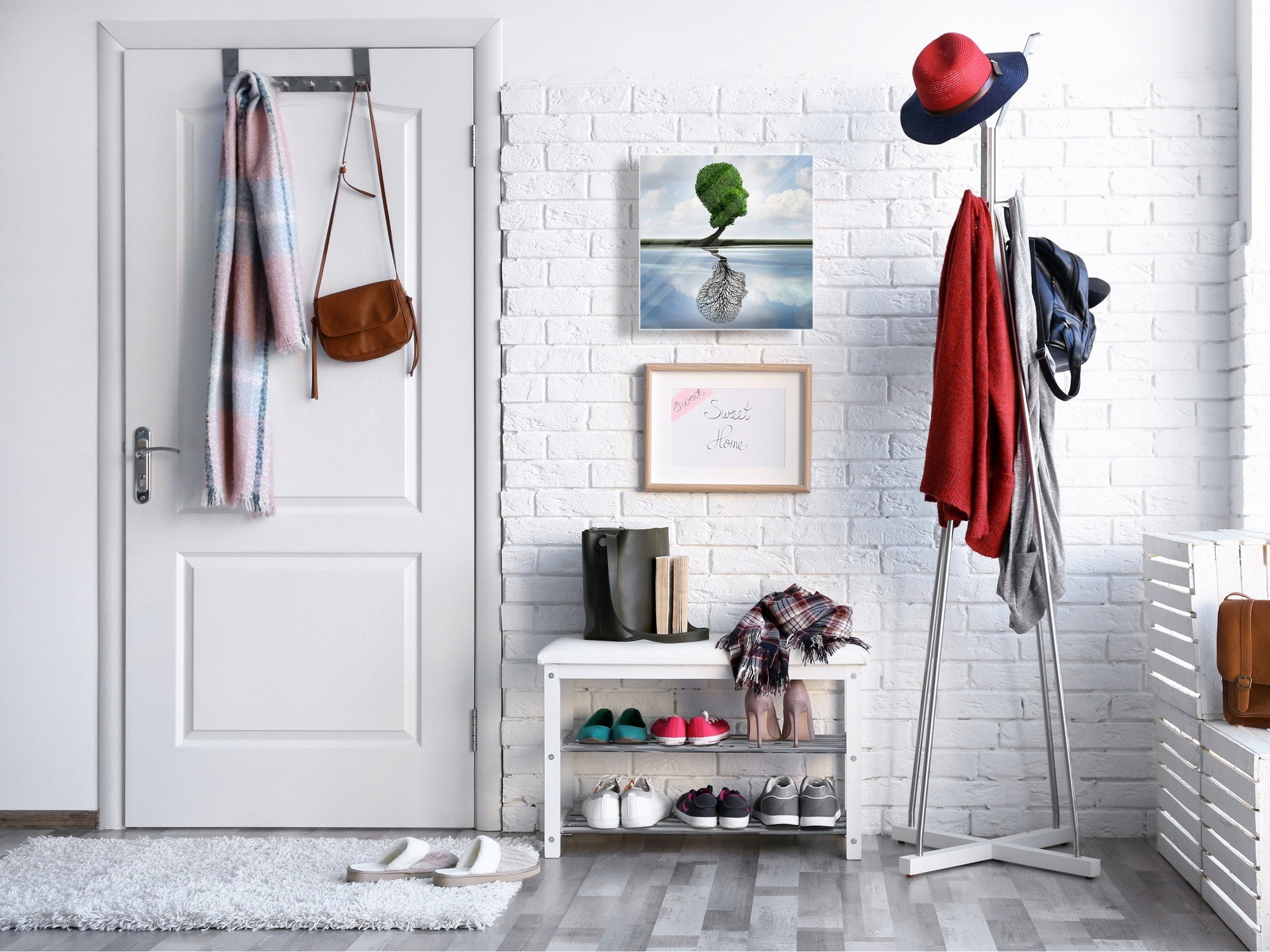 Schließfach aus Stahl für die Schlüsselaufbewahrung K10 Versteckte Depression