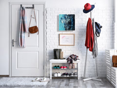 Key Cabinet Storage Box with Frameless Glass White Board KN16 Textures Series : Vintage texture