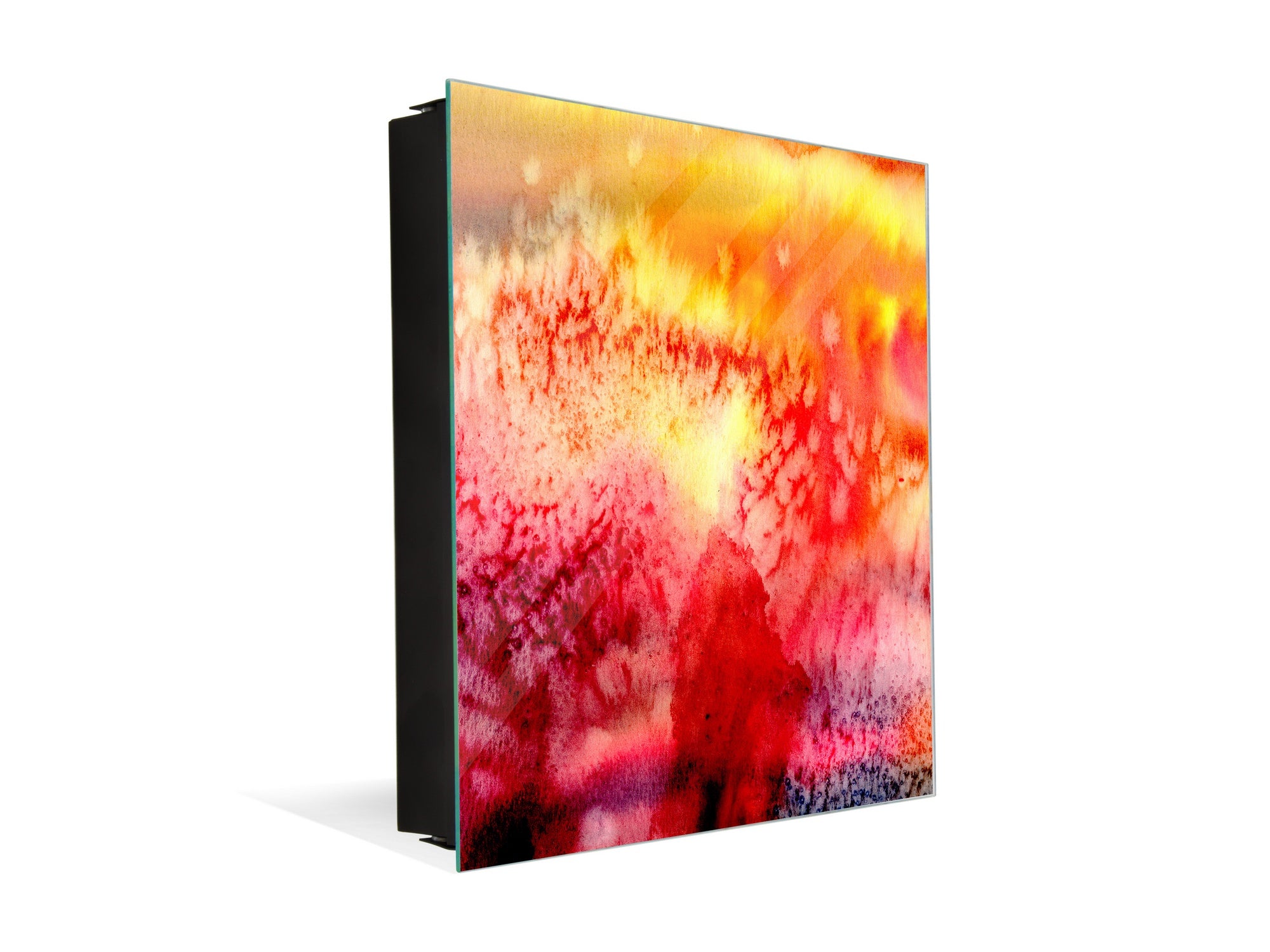 Key Cabinet Storage Box with Frameless Glass White Board KN16 Textures Series : Abstract multicoloured background