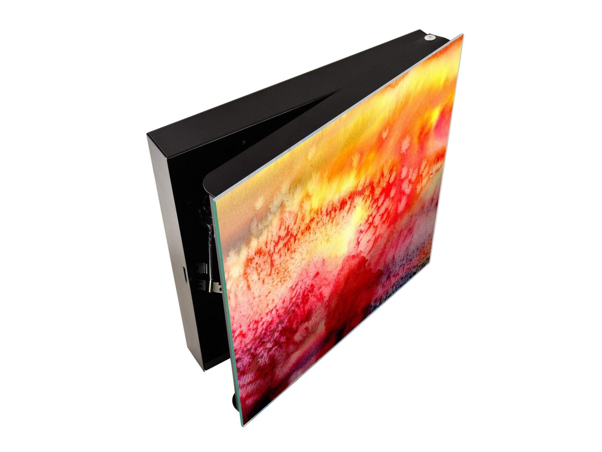 Key Cabinet Storage Box with Frameless Glass White Board KN16 Textures Series : Abstract multicoloured background