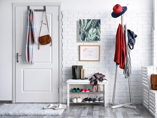 Key Cabinet Storage Box with Frameless Glass White Board KN16 Textures Series : Tropical wallpaper 2