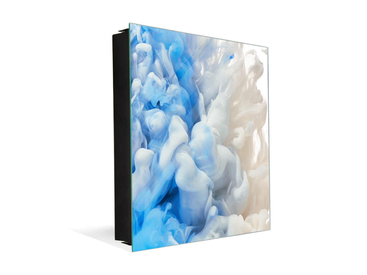 Wall Mount Key Box together with Decorative Dry Erase Board KN15 Art Series : Paint explosion