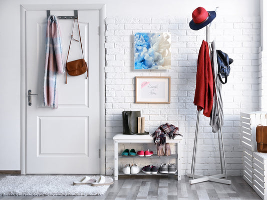 Wall Mount Key Box together with Decorative Dry Erase Board KN15 Art Series : Paint explosion