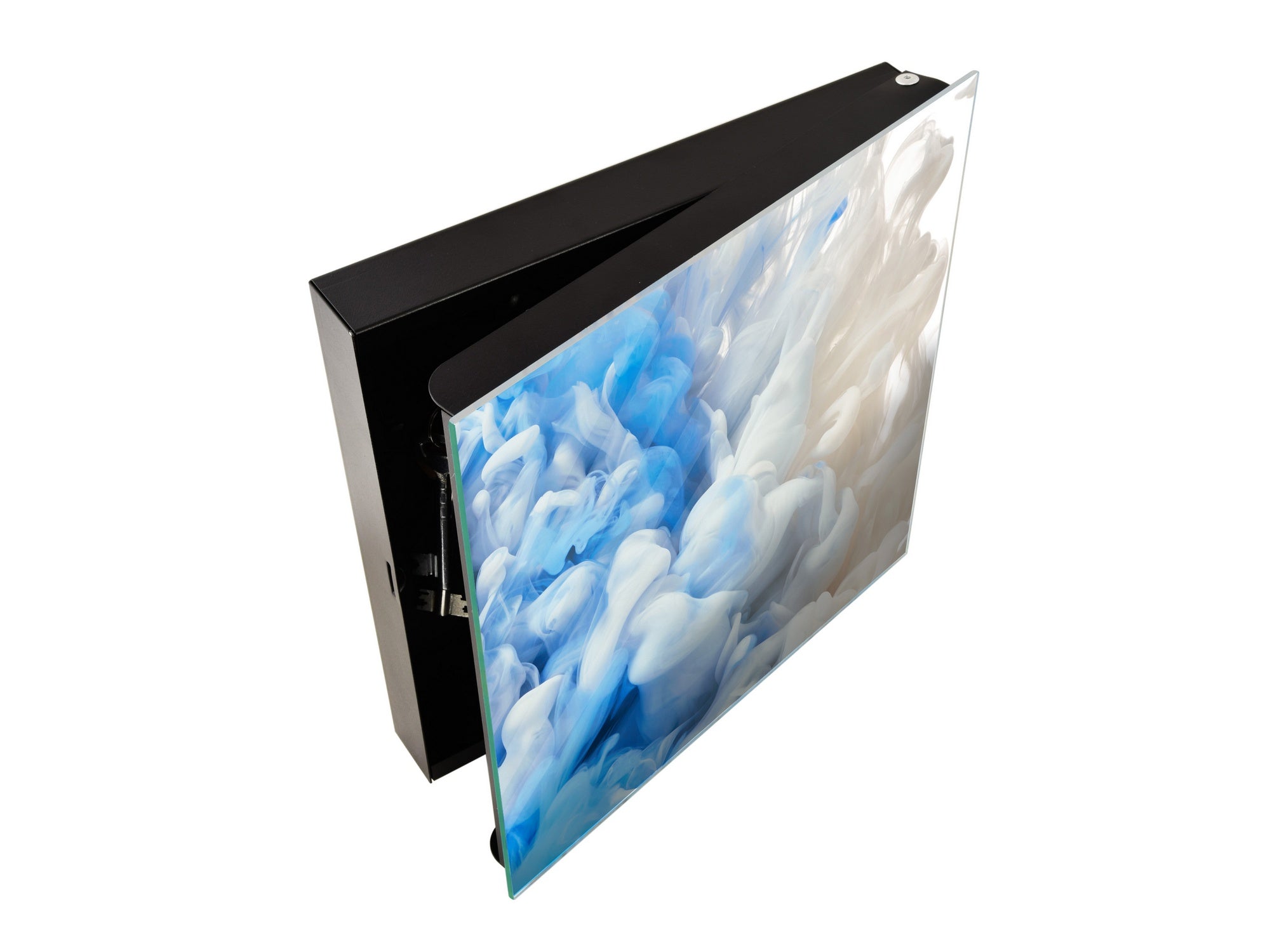 Wall Mount Key Box together with Decorative Dry Erase Board KN15 Art Series : Paint explosion