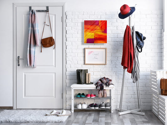 Key Cabinet Storage Box with Frameless Glass White Board KN16 Textures Series : Abstract colour texture