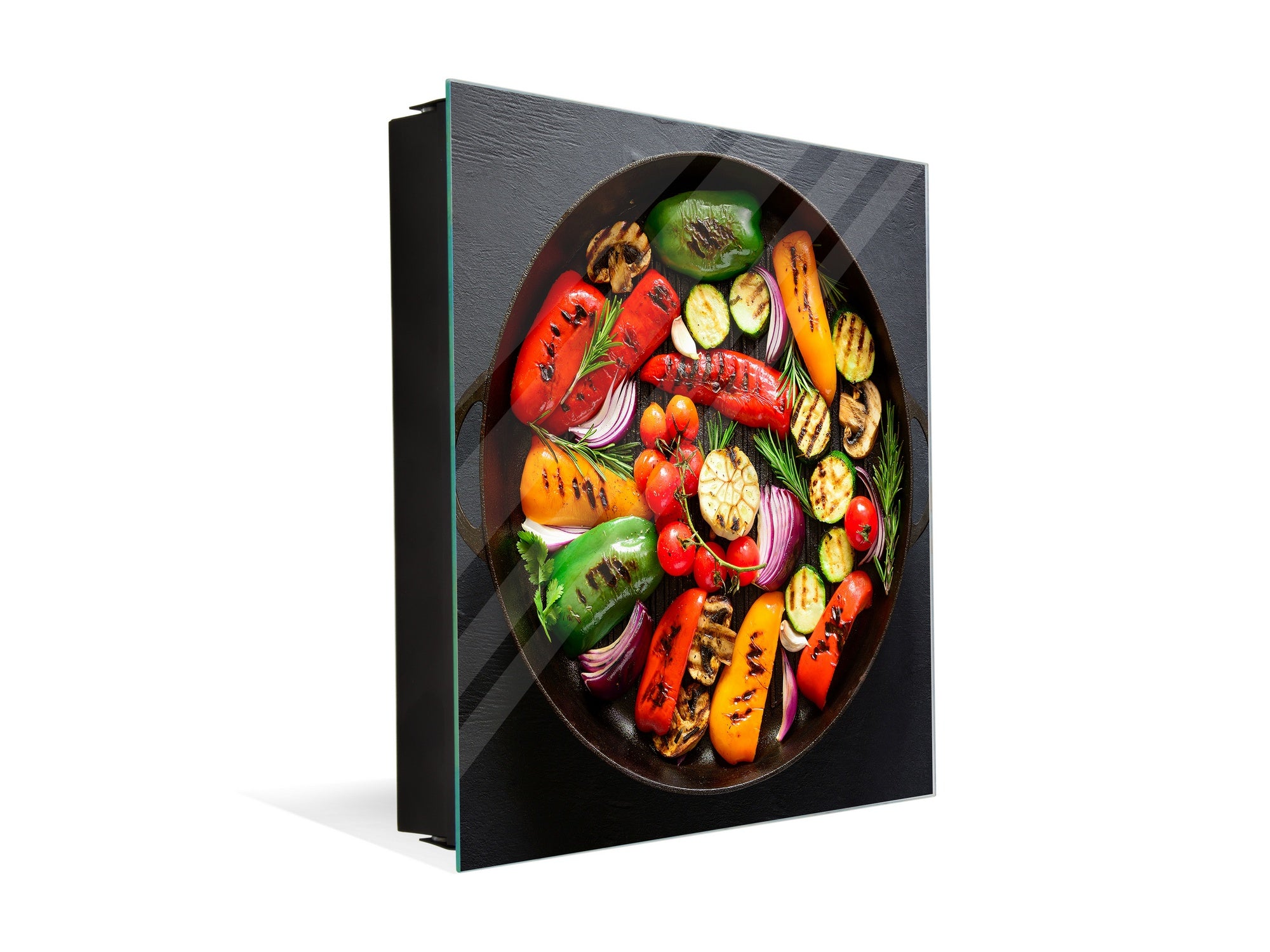 Key Cabinet together with Magnetic Glass Markerboard KN18 Herbs and spices Series : Grilled vegetables
