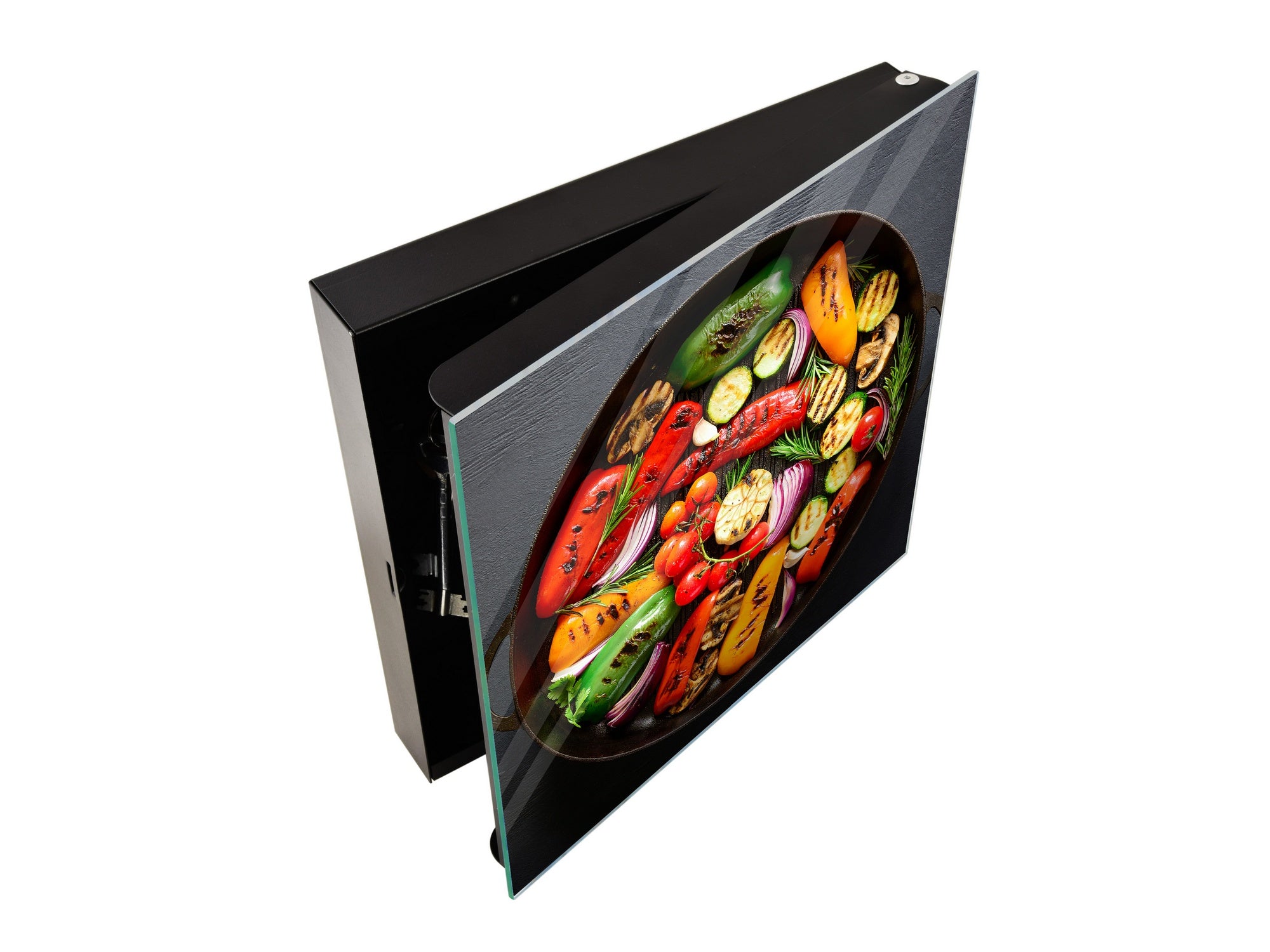 Key Cabinet together with Magnetic Glass Markerboard KN18 Herbs and spices Series : Grilled vegetables
