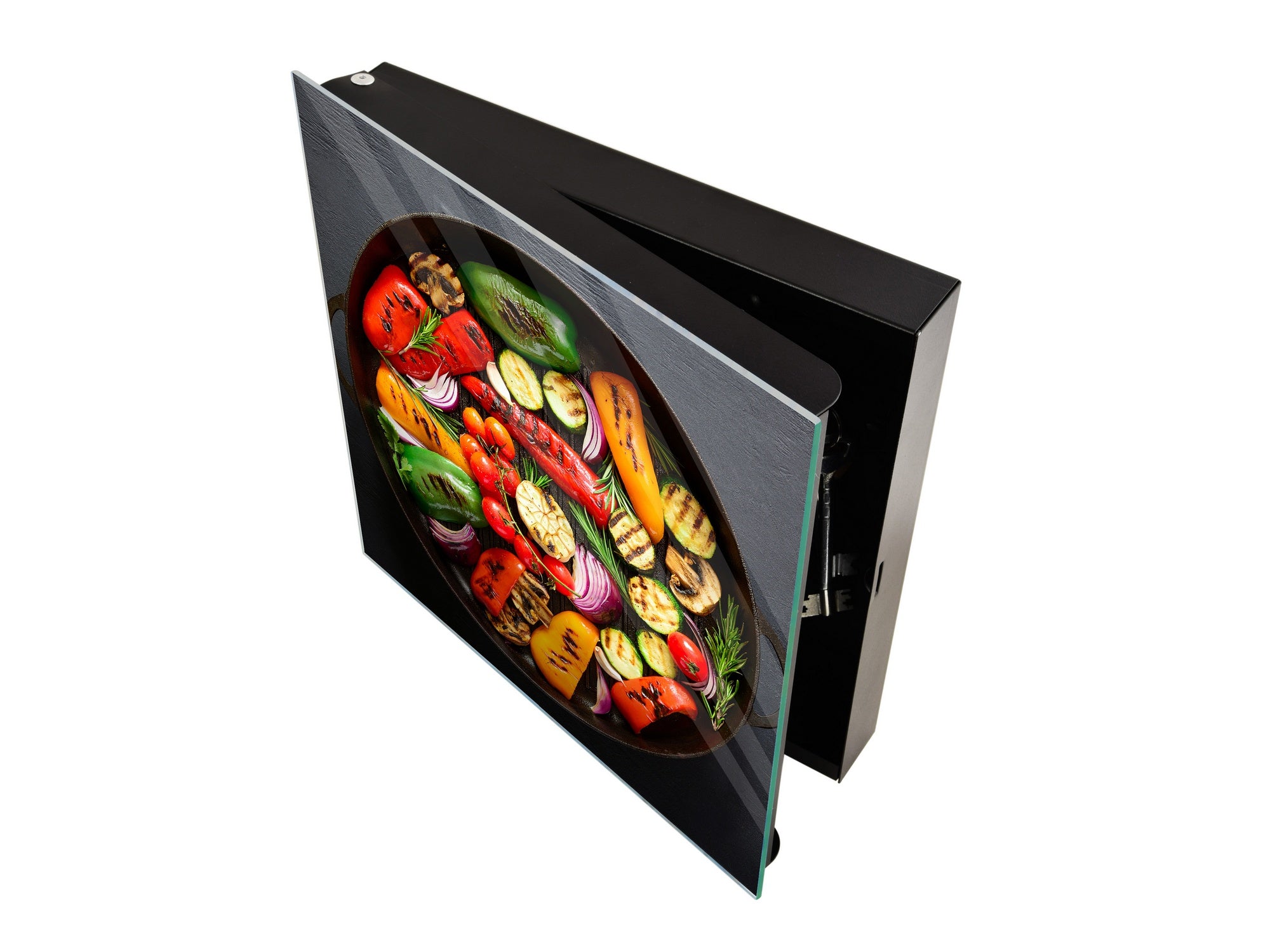 Key Cabinet together with Magnetic Glass Markerboard KN18 Herbs and spices Series : Grilled vegetables