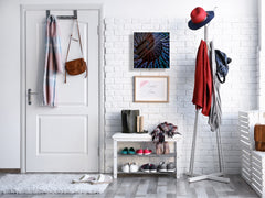 Wall Mounted Key Holder and Magnetic Dry-Erase Glass Board KN19  Miscellaneous Series : Colour fireworks