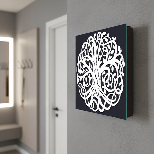 Portachiavi decorativo con lavagna magnetica K11: Albero celtico della vita