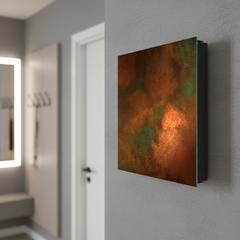 Dekorative Key Box K01 Konzentrische Linien