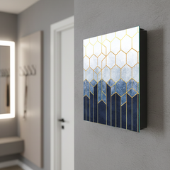 Dekorative Key Box K01 Konzentrische Linien