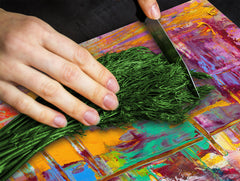 UNIQUE Tempered GLASS Kitchen Board –Scratch Resistant Glass Cutting Board – MEASURES: SINGLE: 60 x 52 cm (23,62” x 20,47”); DOUBLE: 30 x 52 cm (11,81” x 20,47”); D35 Art Series : Abstract art background 2